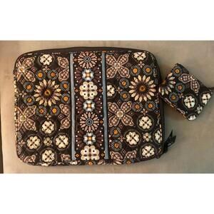 Vera Bradley Floral Laptop Sleeve & Coin Purse Set